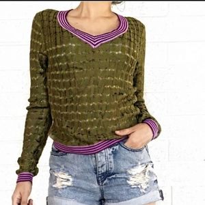 Missoni For Target V Neck Sweater Green 